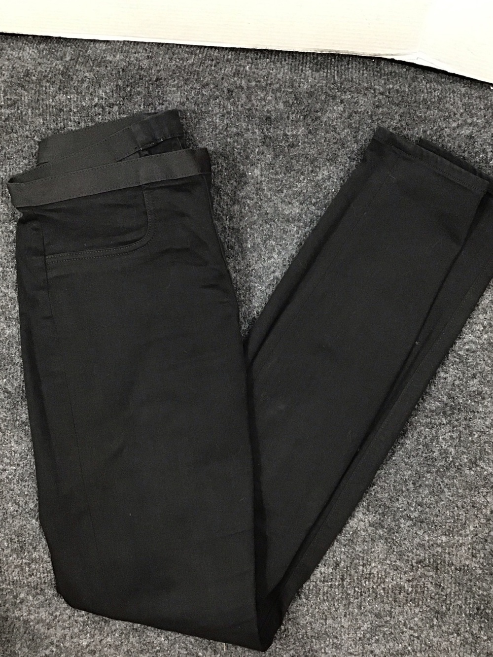 Helmut Lang Black stretch skinny jeans pants 28